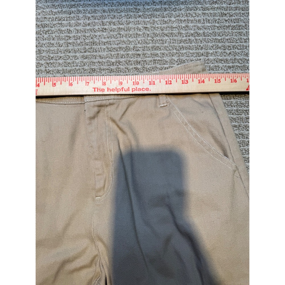 Sandy Liang x Target Tan Khaki Wide Leg Cargo Pants Women Size 4 Cotton Utility - Picture 8 of 11